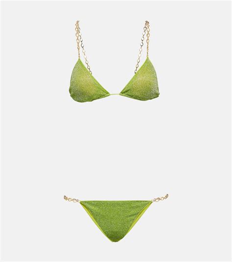 Lumiere Bikini Set In Green Oseree Mytheresa