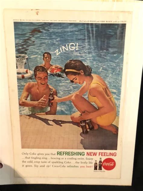 Vintage Coke Coca Cola Advertisement Ad Magazine Original Antique S