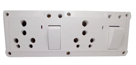 Plastic White 2m Electrical Switch Board Module Size 2 Module At Rs 100piece In Kanpur