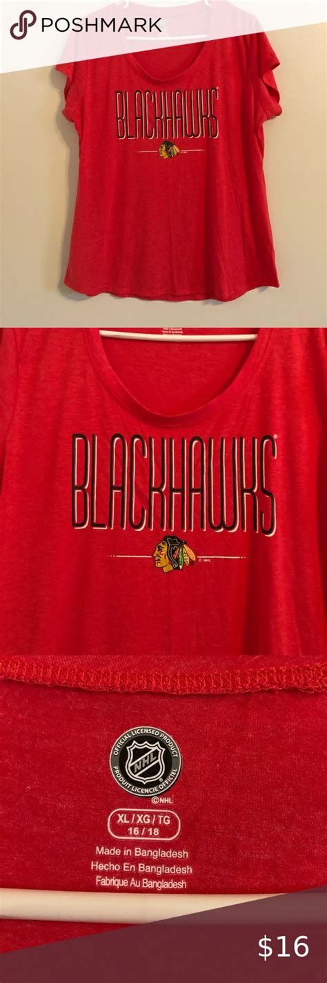 Nwot Nhl Chicago Blackhawks Shirt Blackhawks Shirt Nhl Chicago