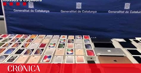 Cae una banda de aluniceros que robaba móviles de alta gama en Cataluña