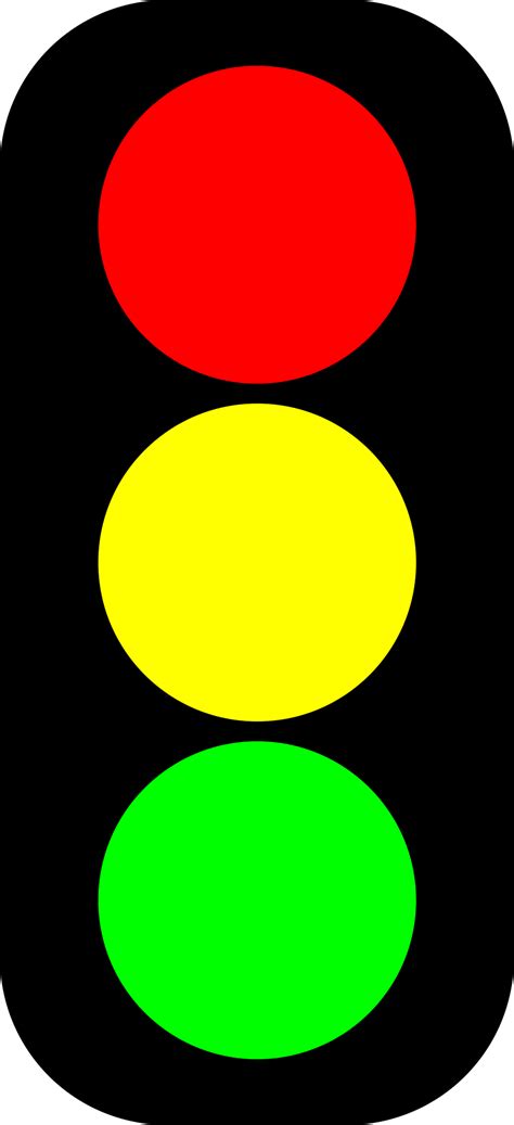 Red Yellow Green Status Indicators