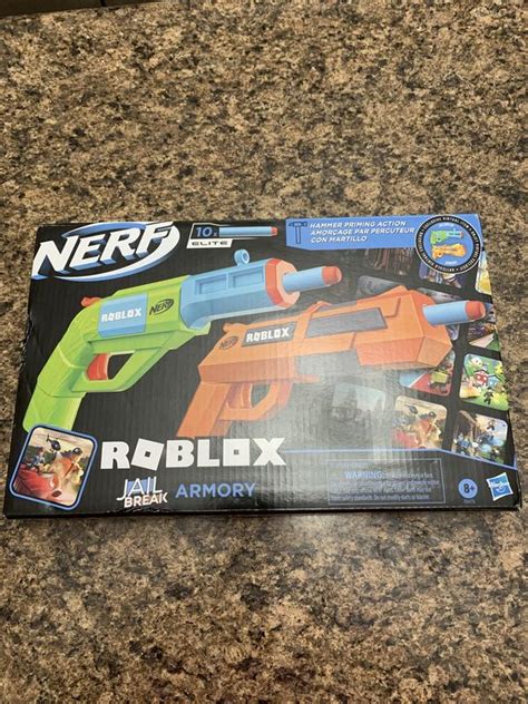 Nerf Roblox Jailbreak Armory Blaster Pack Of 2 Macys