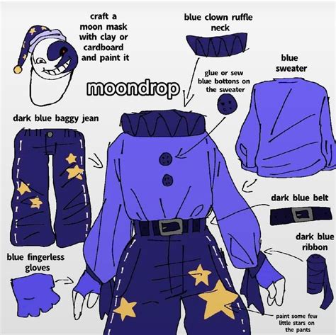 cosplay fnaf moondrop | Stylische kleidung, Outfit ideen, Nähraum