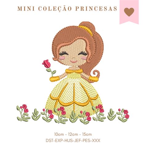 Matriz De Bordado Mini Cole O Princesas Shop Bazar Cia Shop