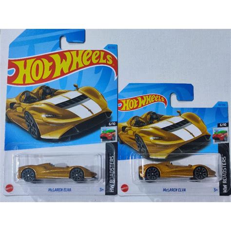 Hot Wheels Mclaren Elva Case D And E 2023 Long Or Short Card Shopee