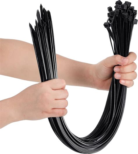 Nuanchu 100 Pcs Zip Ties Cable Ties Heavy Duty Wire Ties