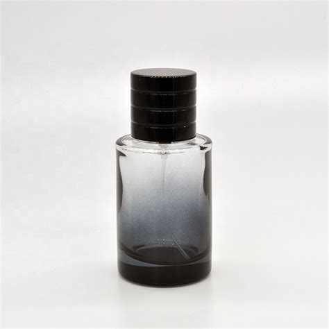 25ml 50ml 100ml Empty High Quality Cylinder Black OEM Glass Perfume