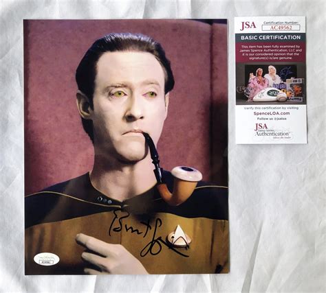 Brent Spiner Signed X Photo Star Trek Data Jsa Memorabilia For Less