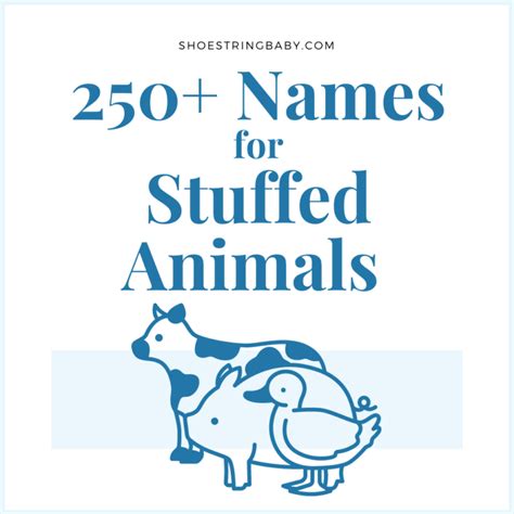 250+ Cute & Funny Names for Stuffed Animals