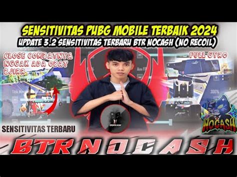 SENSITIVITAS PUBG MOBILE TERBAIK UPDATE 3 2 SENSITIVITAS TERBARU BTR