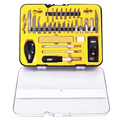 36pc Hobby Knife Set Rolson Tools