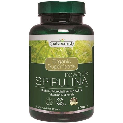 Natures Aid Spirulina En Polvo 150 Gr