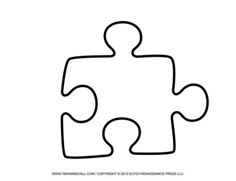 Free Puzzle Piece Template Blank Puzzle Pieces Pdf Giant Blank Puzzle