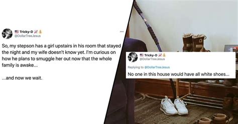 Funny Dad Tweets His Son Trying To Secretly Get A Girl Out Of The House