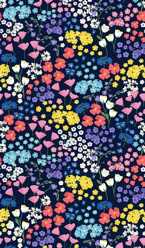 Spring Ditsy Flower Print Pattern Flower Wallpaper Floral Background