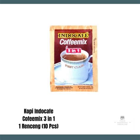 Jual Indocafe Coffeemix N Kopi Renceng Kopi Indocafe Pcs