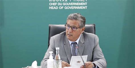 M Akhannouch Représente Sm Le Roi à La Cérémonie Dinvestiture Du