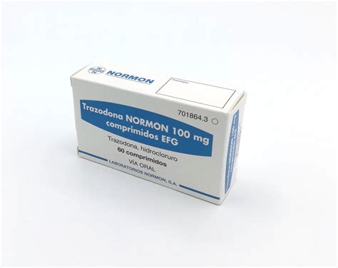 Trazodona Normon Mg Comprimidos Efg Comprimidos Blister