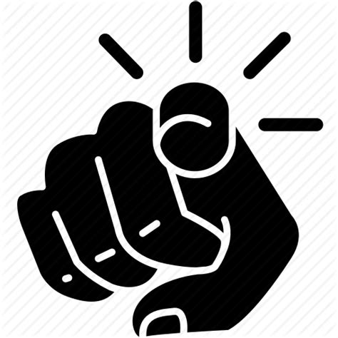 Pointing Finger Icon Png #234776 - Free Icons Library