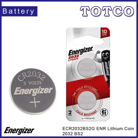 Energizer ECR2032BS2G Lithium Coin 2032 BS2 Totco Trading Sdn Bhd