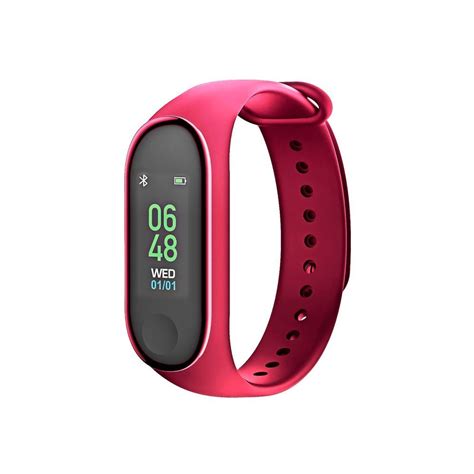 Reloj Inteligente Smartband T GO SBD004 Bluetooth Android Deportivo Rojo