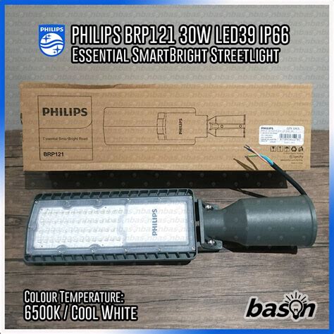 Jual Philips Brp121 30w Led65 Smartbright Streelight Ip66 Lampu Pju