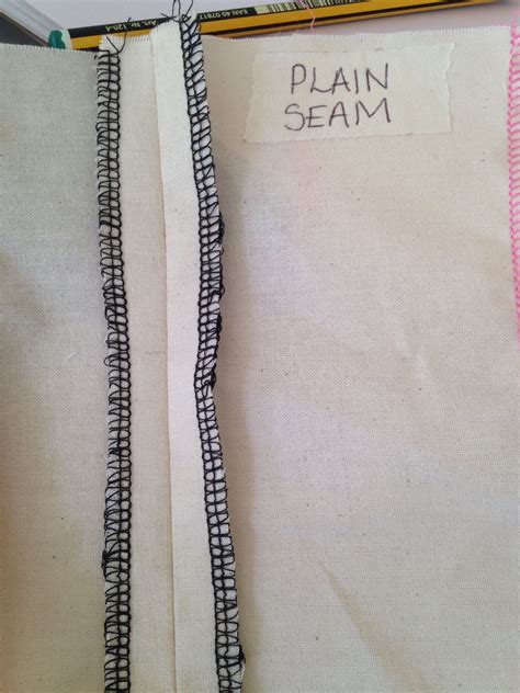 Plain seam | Sewing patterns, Easy sewing, Sewing techniques