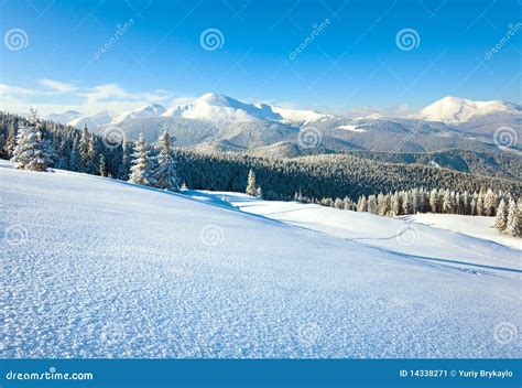 Paisagem Nevado Imagem De Stock Imagem De Azul Monte