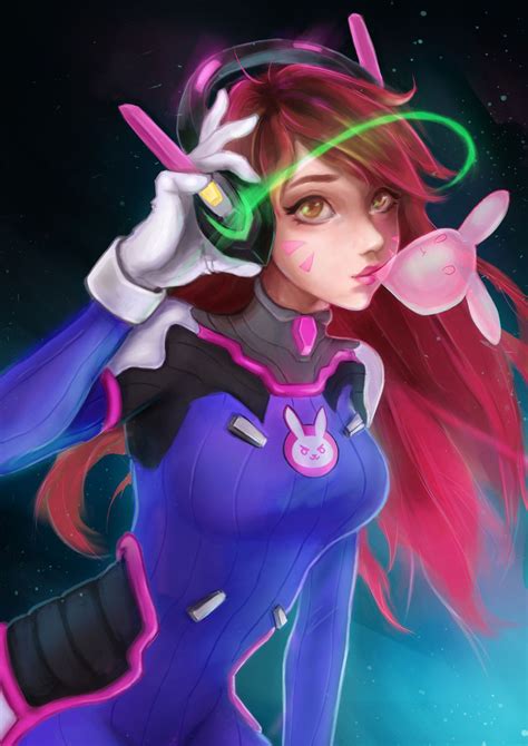 Dva Fanart Christina Jiang On Artstation At Artstation