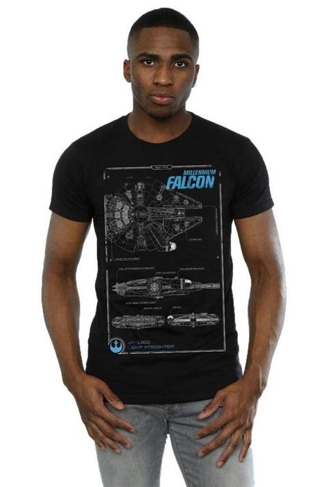 T Shirts Force Awakens Millennium Falcon Manual T Shirt Star Wars