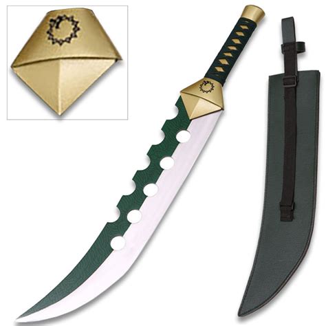 Meliodas' Demon Sword Lostvayne Green and Silver Blade - Edge Import