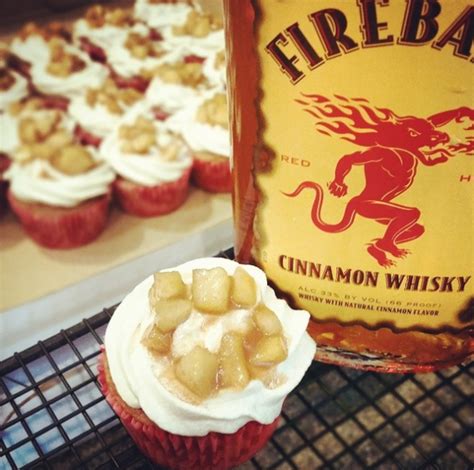 Fireball Apple Whisky Cupcakes Recipe Cupcake Recipes Alcoholic