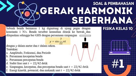 Gerak Harmonik Sederhana Fisika Kelas 10 Contoh Soal Dan Pembahasan