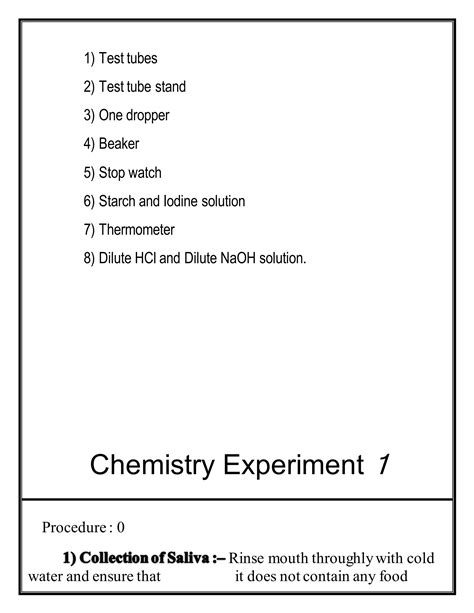 Chemistry investigatory project | DOCX