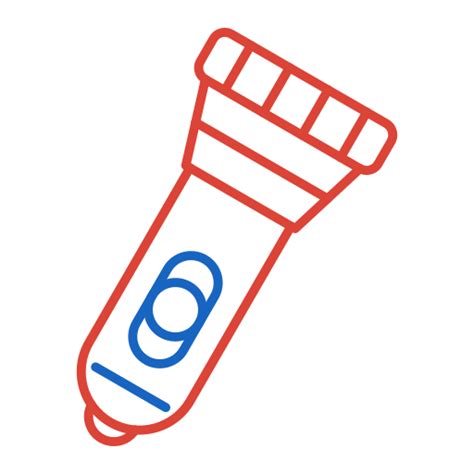 flashlight generic color outline icon