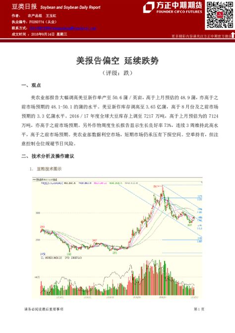 豆类日报：美报告偏空延续跌势