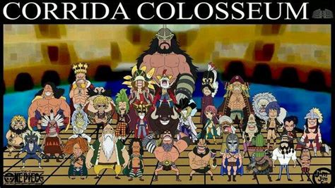 Corrida Colosseum Monkey D Luffy Sabo Diamante Jesus Burgess