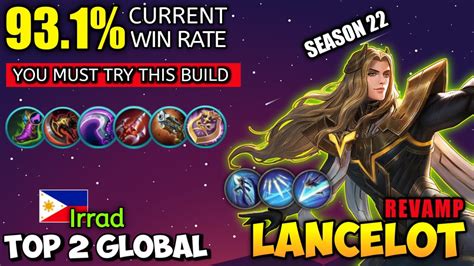 Lancelot Revamp Lancelot Best Build Top Global Lancelot By