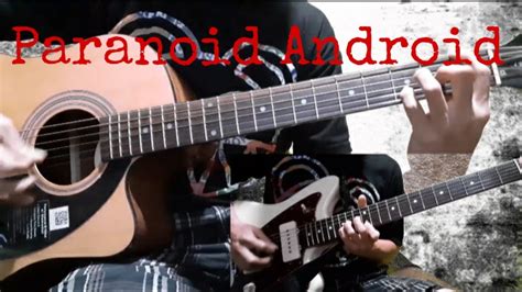 Radiohead Paranoid Android Guitar Cover Youtube