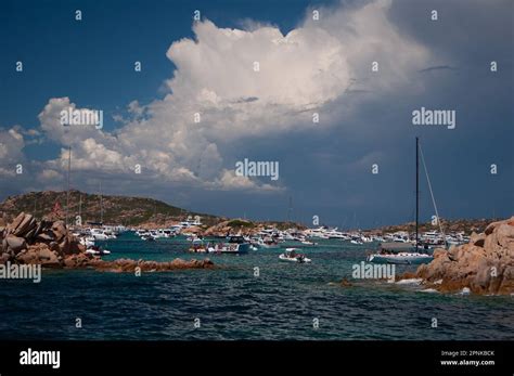 la maddalena ,ITALY - August 22 - 2022: Italia, Sardinia. Arcipelago di La Maddalena National ...