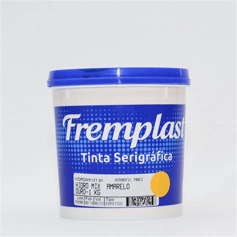 Tinta Serigr Fica Fremplast Hidro Mix Kg