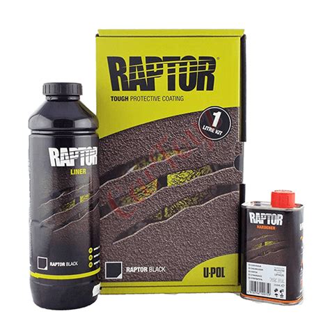 Raptor U Pol Protective Coating Kit Litre Black Rlb S Cartoyz