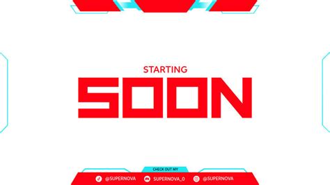 Placeit - Minimalistic Twitch Starting Soon Screen Template with a ...