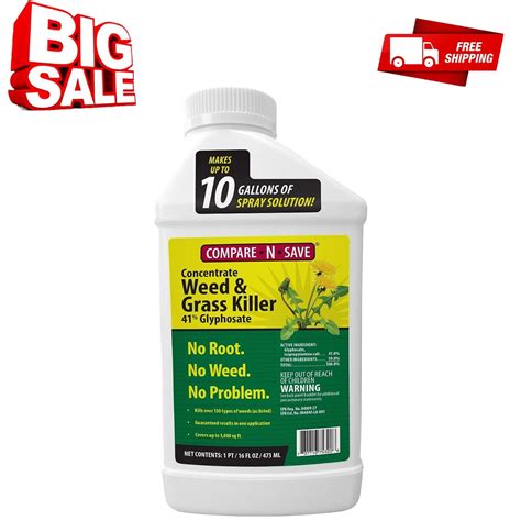 Compare N Save 75322 Herbicide Concentrate Mix Root Weed And Grass