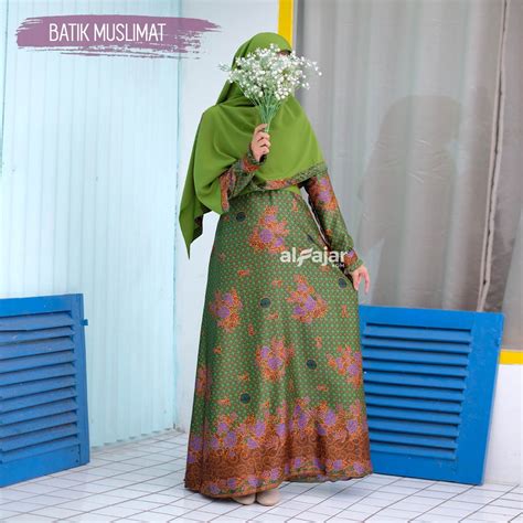 Jual Gamis Batik Muslimat Nu Semi Sutra Dress Muslim Fatayat Ori By