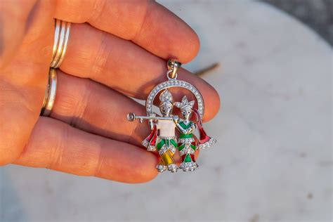 Buy Radha Krishna Silver Pendant Handmade Hare Krishna Krishna Style