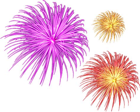 Colorful Vector Fireworks Festival Png Png Mart