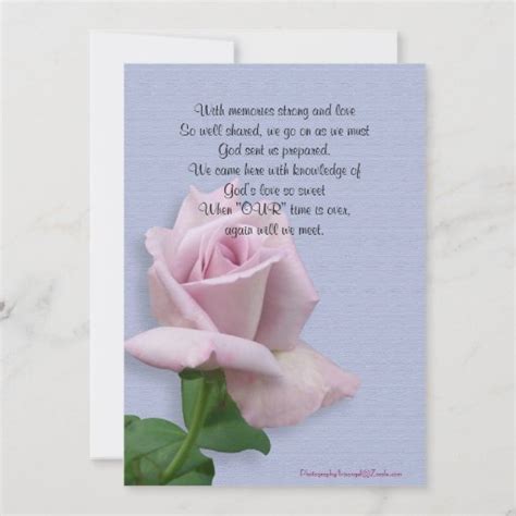 Celebration Of Life Invitation Lavender Rose Zazzle