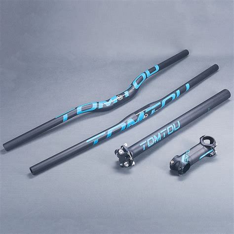 Tomtou Carbon Fibre Mountain Bike Bars Sets Bicycle Horizontalone